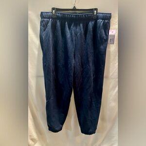Women’s Mid-Rise Wide Leg Sweatpants - Wild Fable - Navy Blue - size XL